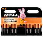 Pack de 8 piles Power boost Duracell AA/LR6 ou AAA/LR03 - DURACELL en promo chez Carrefour Asnières-sur-Seine à 10,49 €