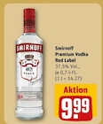Premium Vodka Red Label im Angebot bei REWE in Worms Premium Vodka Red Label Angebote von Smirnoff bei REWE Worms für 9,99 €