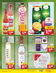 Gin im Netto Marken-Discount Prospekt "Aktuelle Angebote" mit 62 Seiten (Mainz)