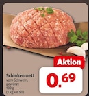 Aktuelle Hackfleisch Angebote bei nah&frisch in Münster Aktuelles Schinkenmett Angebot bei nah&frisch in Münster ab 0,69 €