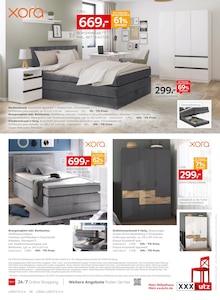 Boxspringbett Angebot im XXXLutz Möbelhäuser Prospekt, gültig von 21.07.2025 bis 03.08.2025 Boxspringbett Angebot im aktuellen XXXLutz Möbelhäuser Prospekt auf Seite 8