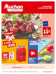 Catalogue Auchan Supermarché en cours à Erckartswiller et aux alentours : «Auchan supermarché» avec 24 pages, valable du 28/05/2024 au 02/06/2024