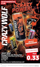 Energydrink im Kaufland Prospekt "Hier bin ich richtig" auf Seite 59