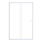 Porte de douche coulissante verre trempé 4 mm cadre blanc GARIAN 2V - l. 120 x H. 185 cm - Brico Dépôt à La Rochelle Porte de douche coulissante verre trempé 4 mm cadre blanc GARIAN 2V - l. 120 x H. 185 cm en promo chez Brico Dépôt La Rochelle à 89,00 €