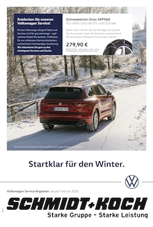 Fellbürste im Volkswagen Prospekt "Startklar für den Winter" mit 1 Seiten (Bremen)