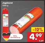 Jagdwurst im aktuellen Netto Marken-Discount Prospekt