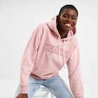 Sweat à capuche hoodie ecru femme dans le catalogue La Halle