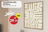 Toile 3D Marcella dans le catalogue Maxi Bazar