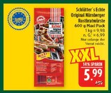 Original Nürnberger Rostbratwürste Angebote von Schlütter´s Echte bei Marktkauf Schwabach für 5,99 €