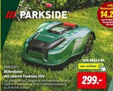 Mähroboter mit smarter Funktion 20V im Angebot bei Lidl in Falkensee Mähroboter mit smarter Funktion 20V Angebote von Parkside bei Lidl Falkensee für 299,00 €