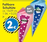 Faltbare Schultüte im TEDi Prospekt Faltbare Schultüte von im aktuellen TEDi Prospekt für 2,00 €