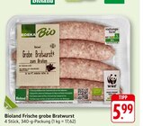 Frische grobe Bratwurst bei EDEKA im Sternenfels Prospekt für 5,99 €