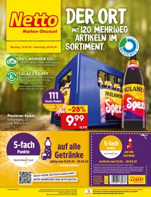 Bier im Netto Marken-Discount Prospekt "Aktuelle Angebote" mit 49 Seiten (Speyer)