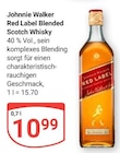 Red Label Blended Scotch Whisky Angebote von Johnnie Walker bei GLOBUS Herne für 10,99 €