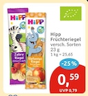 Zebra Riegel Himbeere-Apfel von HiPP für 0,59 € bei budni im Angebot Zebra Riegel Himbeere-Apfel von HiPP im aktuellen budni Prospekt