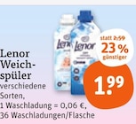 Weichspüler im Angebot bei tegut in Jena Weichspüler Angebote von Lenor bei tegut Jena für 1,99 €