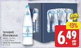 Mineralwasser von Spreequell für 6,49 € bei EDEKA im Angebot Mineralwasser von Spreequell im aktuellen EDEKA Prospekt