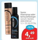 Haarspray von Syoss im aktuellen budni Prospekt