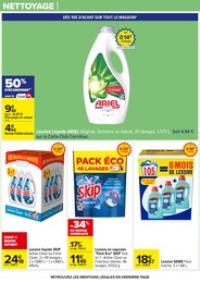 Offre Lessive Liquide dans le catalogue Carrefour du moment à la page 60