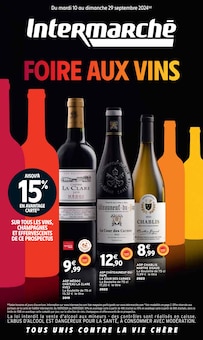 Prospectus Intermarché de la semaine "FOIRE AUX VINS" avec 1 pages, valide du 10/09/2024 au 29/09/2024 pour Les Martres-d'Artière et alentours