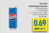 Cola koffeinhaltige Limonade im Angebot bei diska in Schneeberg Cola koffeinhaltige Limonade Angebote von Pepsi bei diska Schneeberg für 0,69 €