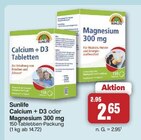 Calcium + D3 Tabletten von Sunlife im aktuellen famila Nordwest Prospekt