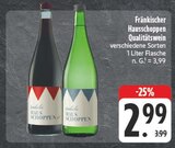 Fränkischer Hausschoppen Qualitätswein Rot im Angebot bei EDEKA in Fürth Fränkischer Hausschoppen Qualitätswein Rot Angebote bei EDEKA Fürth für 2,99 €