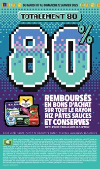 Prospectus Intermarché de la semaine "Totalement 80 80%" avec 2 pages, valide du 07/01/2025 au 19/01/2025 pour Villette-de-Vienne et alentours