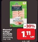 nah&frisch Obernkirchen - Geflügel Mortadella Angebot im Prospekt Geflügel Mortadella bei nah&frisch im Obernkirchen Prospekt für 1,11 €
