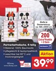 Partnerbettwäsche, 4-teilig im Netto Marken-Discount Prospekt Partnerbettwäsche, 4-teilig von Disney im aktuellen Netto Marken-Discount Prospekt für 39,99 €