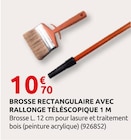 Rural Master Saint-Lizier - Promo Brosse rectangulaire avec rallonge télescopique 1 m Promo Brosse rectangulaire avec rallonge télescopique 1 m à 10,70 € dans le catalogue Rural Master à Saint-Lizier