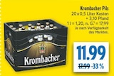 Pils im Angebot bei diska in Amberg Pils Angebote von Krombacher bei diska Amberg für 11,99 €
