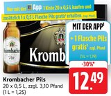 Pils - Krombacher en promo chez E center Strasbourg à 12,49 €