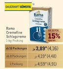 Cremefine Schlagcreme Angebote von Rama bei Metro Grevenbroich für 4,16 €