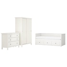 Schlafzimmermöbel 3er-Set weiß gebeizt im Angebot bei IKEA in Norderstedt Schlafzimmermöbel 3er-Set weiß gebeizt Angebote von HEMNES bei IKEA Norderstedt für 877,00 €