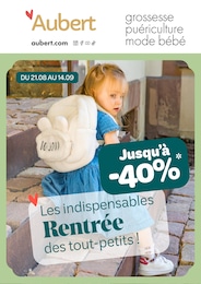Catalogue Univers Enfant Aubert en cours à Caluire-et-Cuire et alentours, Les indispensables Rentrée des tout-petits !, 1 page, 21/08/2025 - 14/09/2025