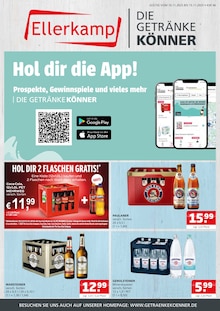 Cola im aktuellen Getränke Ellerkamp Prospekt (Gronau (Westfalen)) Cola im Getränke Ellerkamp Prospekt "DIE GETRÄNKEKÖNNER" mit 4 Seiten (Gronau (Westfalen))