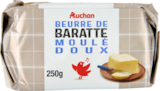 BEURRE DE BARATTE MOULÉ DOUX AUCHAN - AUCHAN en promo chez Auchan Hypermarché Villeneuve-d'Ascq à 6,44 €