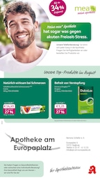 Apotheken Prospekt von mea - meine apotheke in Siegburg Aktueller mea - meine apotheke Apotheken Prospekt für Siegburg: Unsere August-Angebote mit 4} Seiten, 01.08.2026 - 31.08.2026