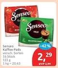 Kaffee Pads im Angebot bei budni in Lüneburg Kaffee Pads Angebote von Senseo bei budni Lüneburg für 2,29 €