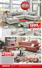 Wohnzimmer im Segmüller Prospekt "SEGMÜLLER Highlight Angebote" auf Seite 8