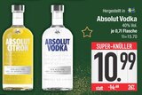 Vodka im EDEKA Prospekt Vodka von Absolut im aktuellen EDEKA Prospekt für 10,99 €