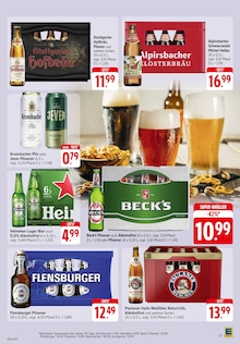 Bier im E center Prospekt "Aktuelle Angebote" mit 46 Seiten (Albstadt)