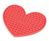TAPIS À LÉCHER EN FORME DE COEUR - ROUGE - COOCKOO - Animalis à Versailles TAPIS À LÉCHER EN FORME DE COEUR - ROUGE - COOCKOO en promo chez Animalis Versailles à 3,99 €