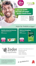mea - meine apotheke Prospekt für Wolfach mit 4 Seiten mea - meine apotheke Prospekt für Wolfach: "Unsere August-Angebote", 4 Seiten, 01.08.2026 - 31.08.2026