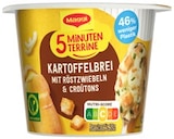 5 Minuten Terrine Kartoffelbrei mit Röstzwiebeln & Croutons im REWE Prospekt 5 Minuten Terrine Kartoffelbrei mit Röstzwiebeln & Croutons von Maggi im aktuellen REWE Prospekt für 0,99 €