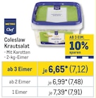 Coleslaw Krautsalat von METRO Chef im aktuellen Metro Prospekt für 7,12 €