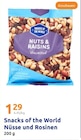 Nüsse und Rosinen Angebote von Snacks of the World bei Action Bochum für 1,29 €