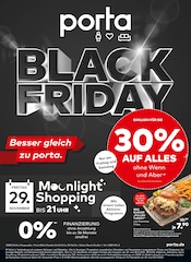 Aktueller porta Möbel Prospekt mit Black Week, "BLACK SALE", Seite 1