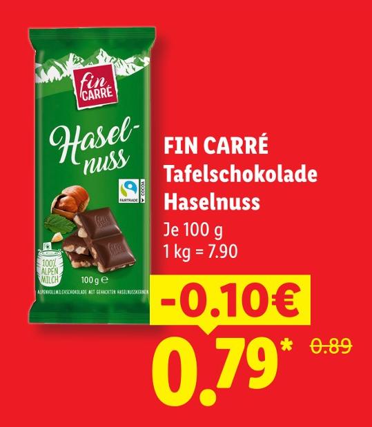Tafelschokolade Haselnuss